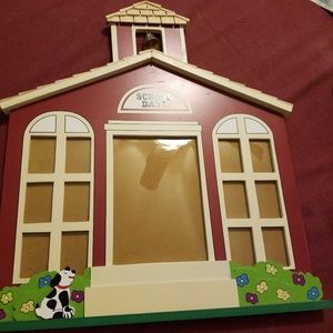 Picture frame wooden school